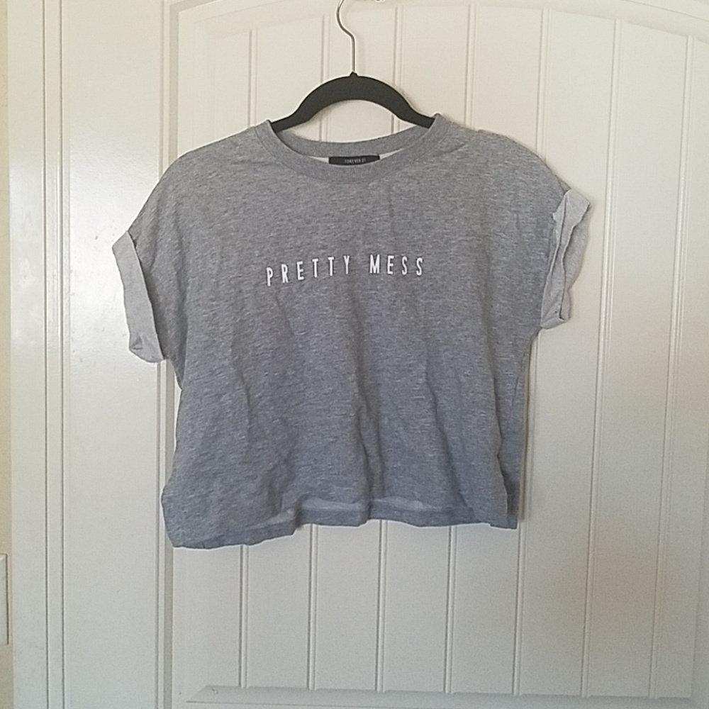 Pretty mess crop top